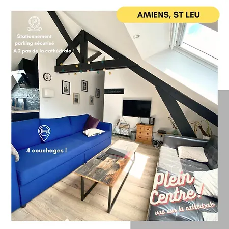 Ferienwohnung LA FABRIQUE en HYPERCENTRE PARKING GRATUIT Amiens Exterior foto